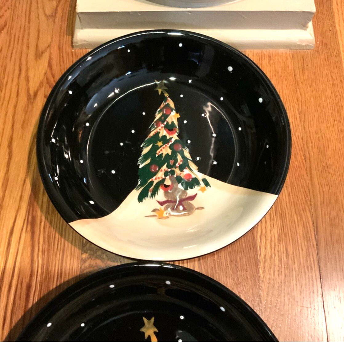 Certified International Serving Pasta Bowls Becca Barton 9 1/2 Set 2 #7A gallery