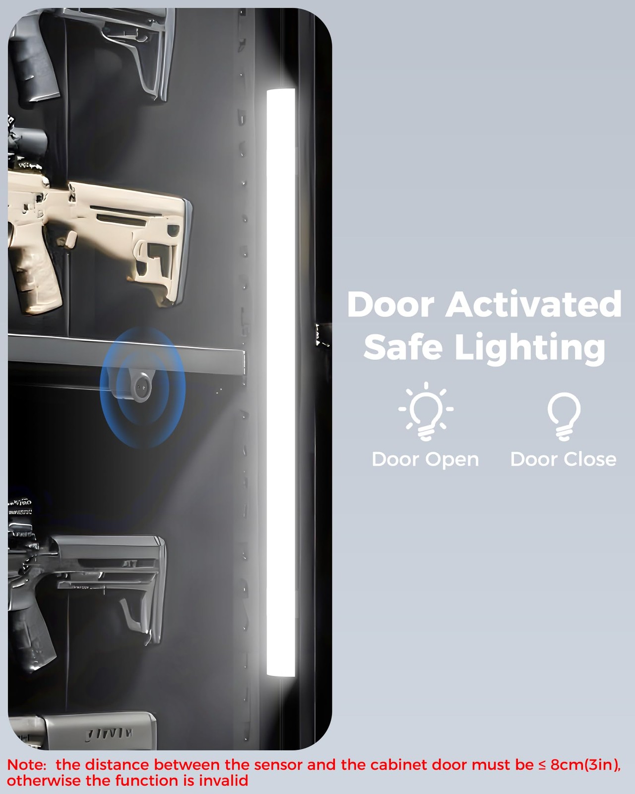 Motion Sensor Light Kit: 6-Bar Linkable LED Strip, 1600LM Ultra-Bright Lighti... gallery