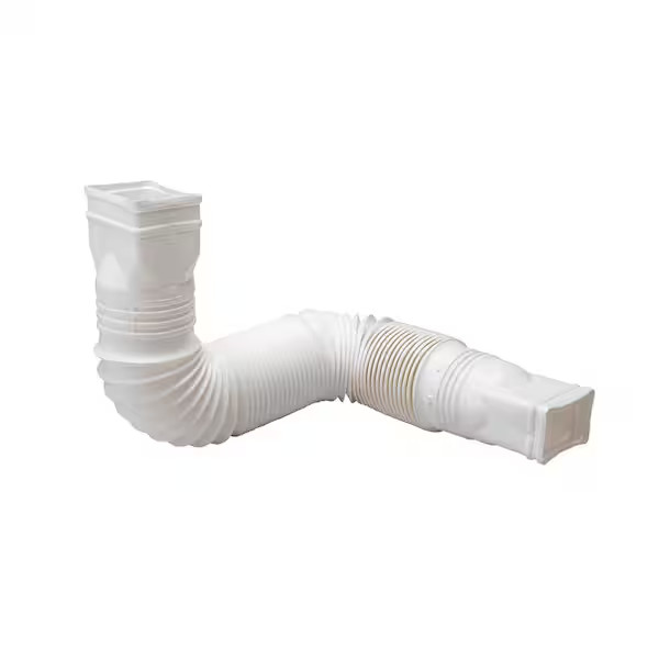 Expandable 25-55″ Flex Drain Downspout Extension Rain Pipe Spout Flexible Gutter gallery