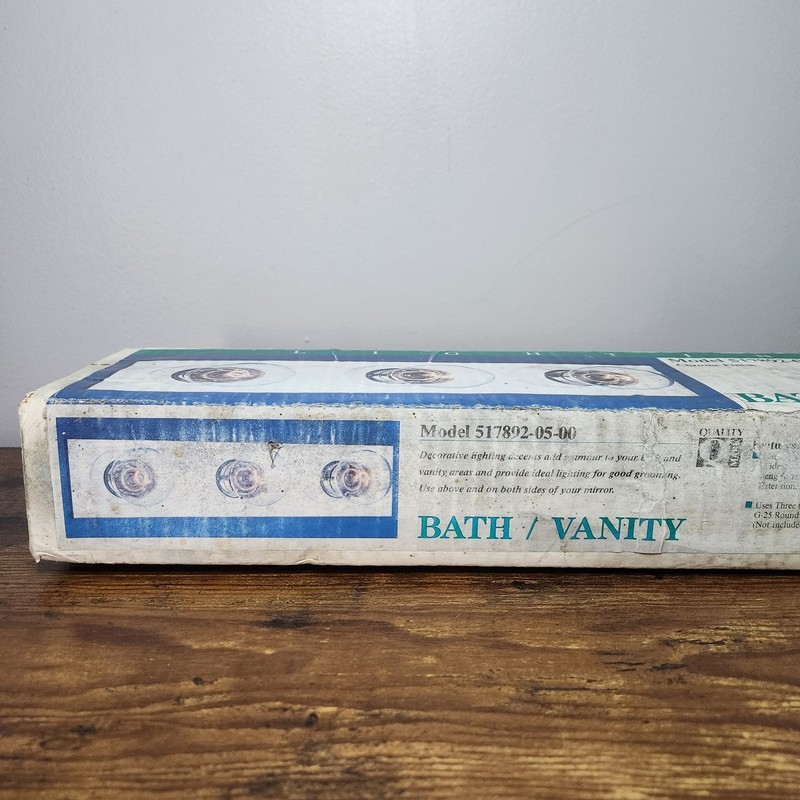 Quality Mark Lighting 3‑Light Vanity / Bath Wall Fixture – Chrome – 517892‑05‑00 gallery