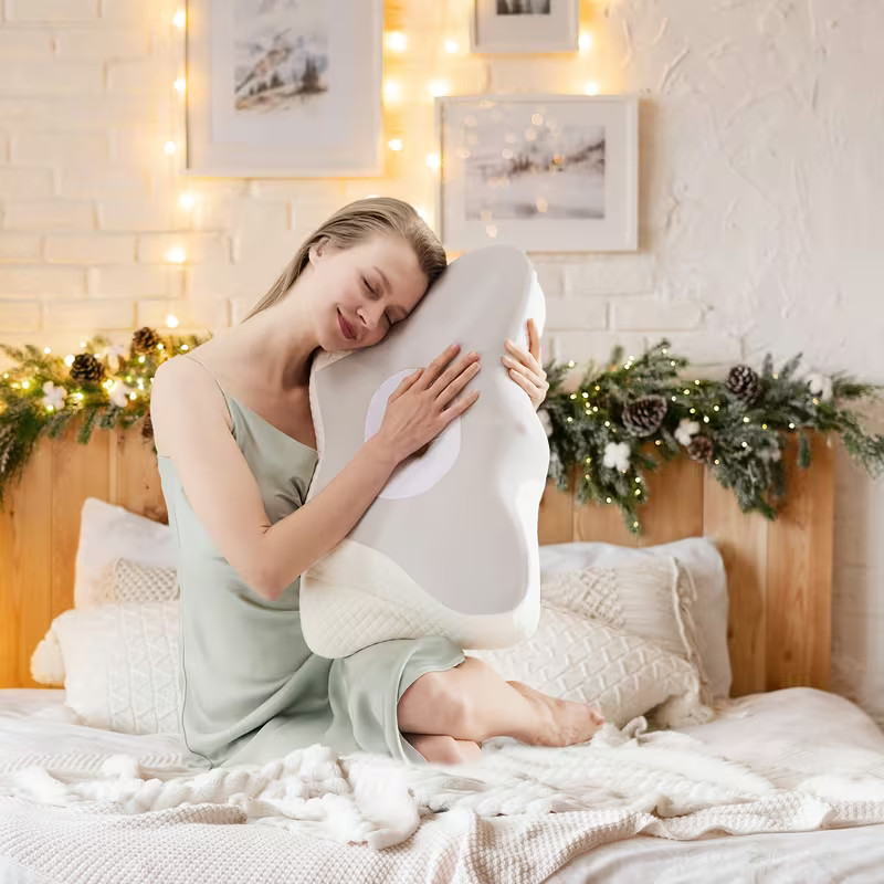 Memory Foam Bed Pillow For Side Back Stomach Sleeper Neck Pillow Cooling Case gallery