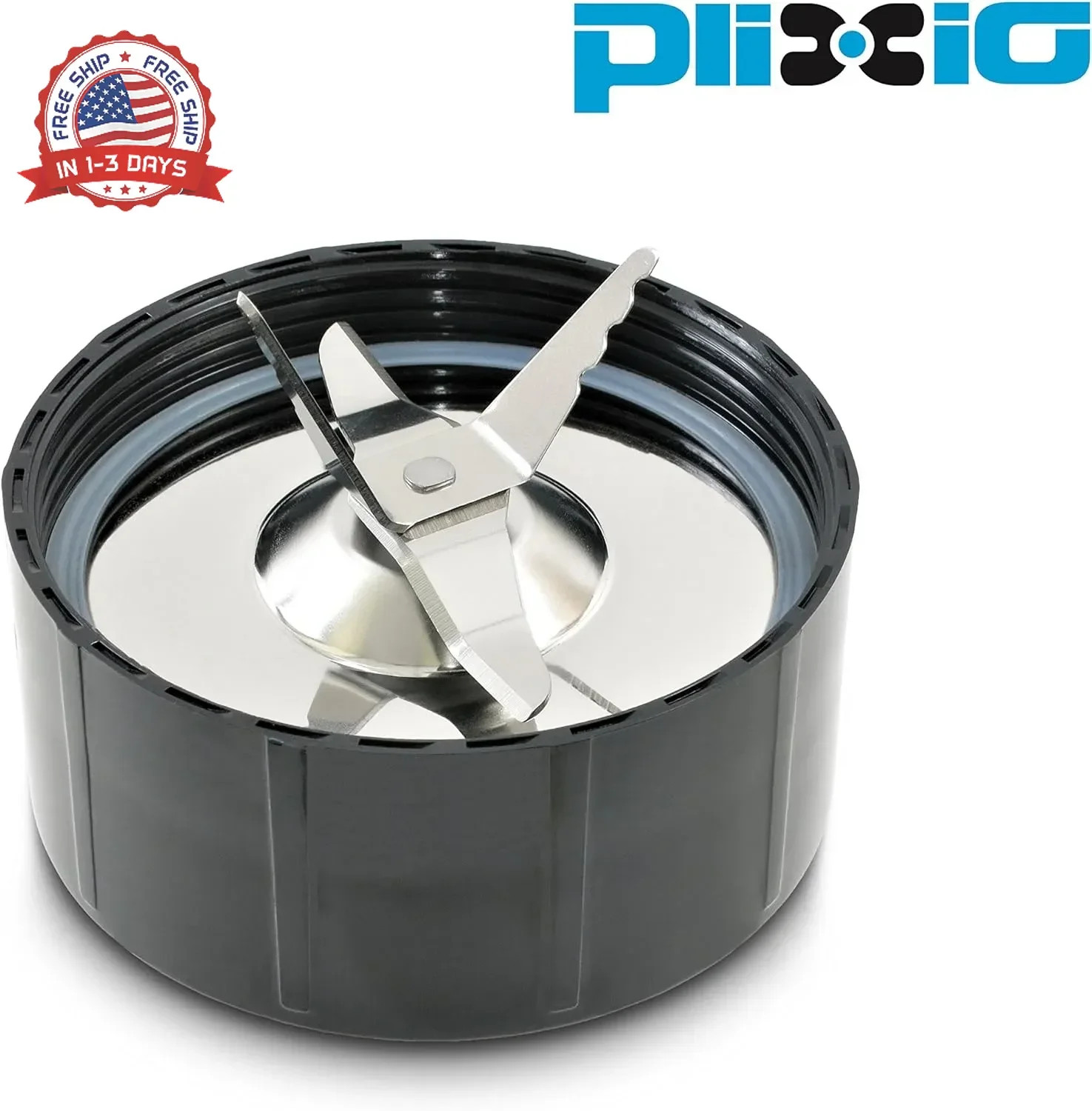 Replacement Cross Blade Ice Shaver 2 Pcs Stainless Steel for Magic Bullet Blende gallery