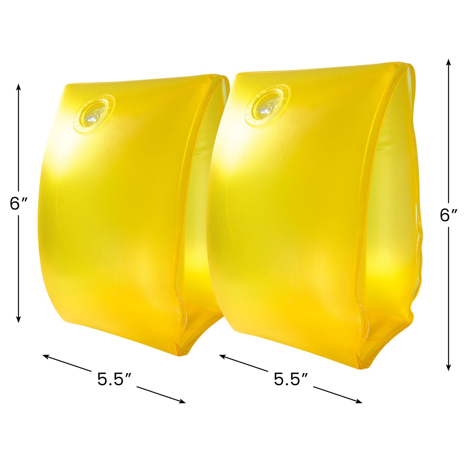 Northlight Set of 2 Inflatable Yellow Children's Arm Floats - 3 Years and Up gallery