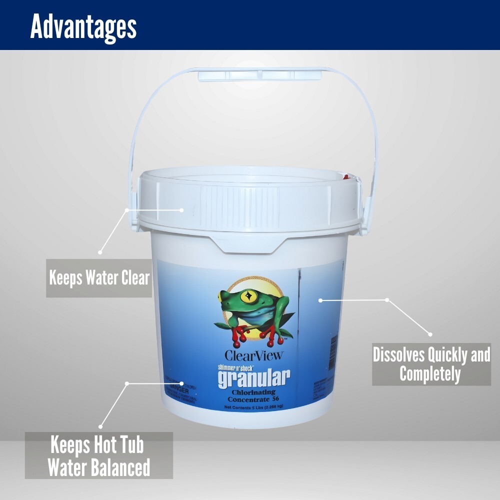 Pool/Spa Chlorine Granules Sodium DiChlor Chlorine Granules for Pool 10 Pounds gallery