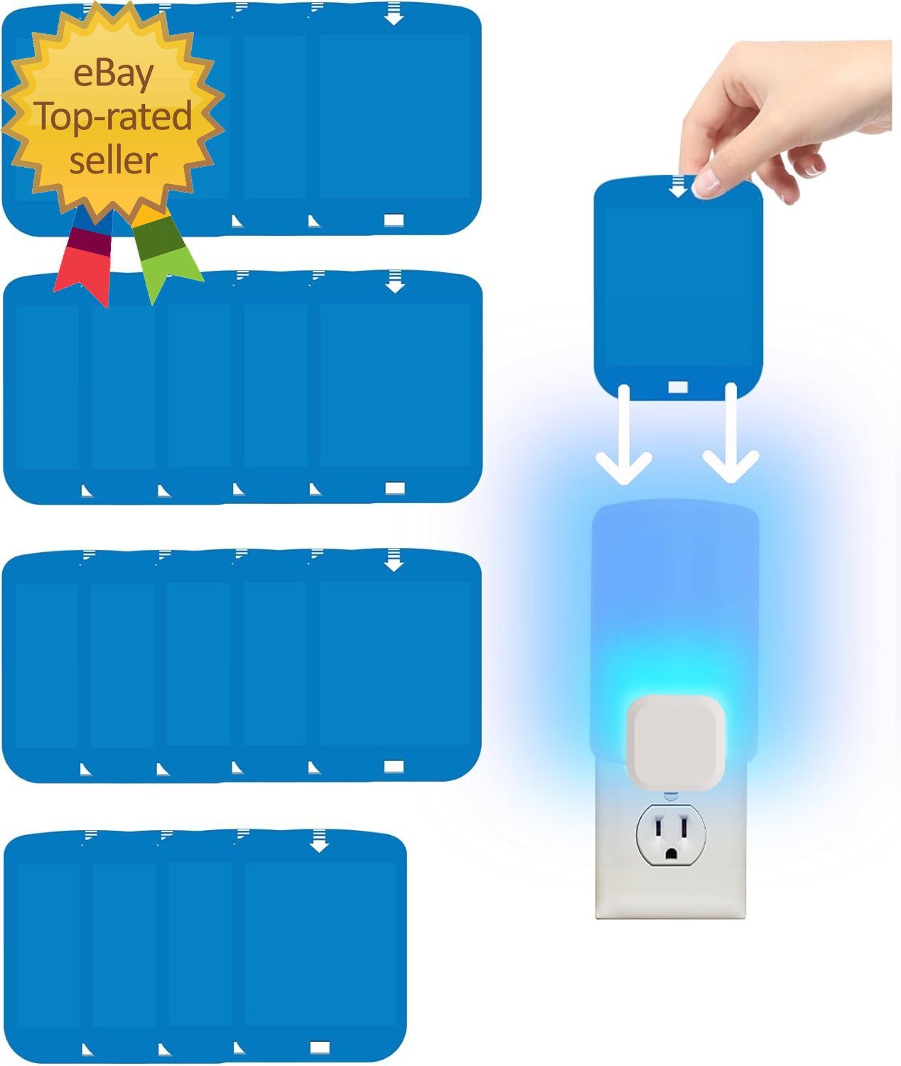 20 Pcs Refill Cartridges for Stem Flying Insect Light Trap Compatible with rcide gallery