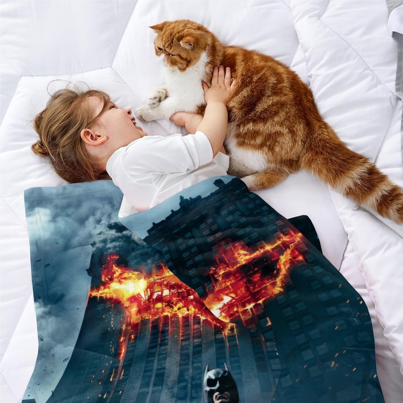 Dark Knight Blanket Soft Flannel Bed Sofa Throw Birthday Gift gallery