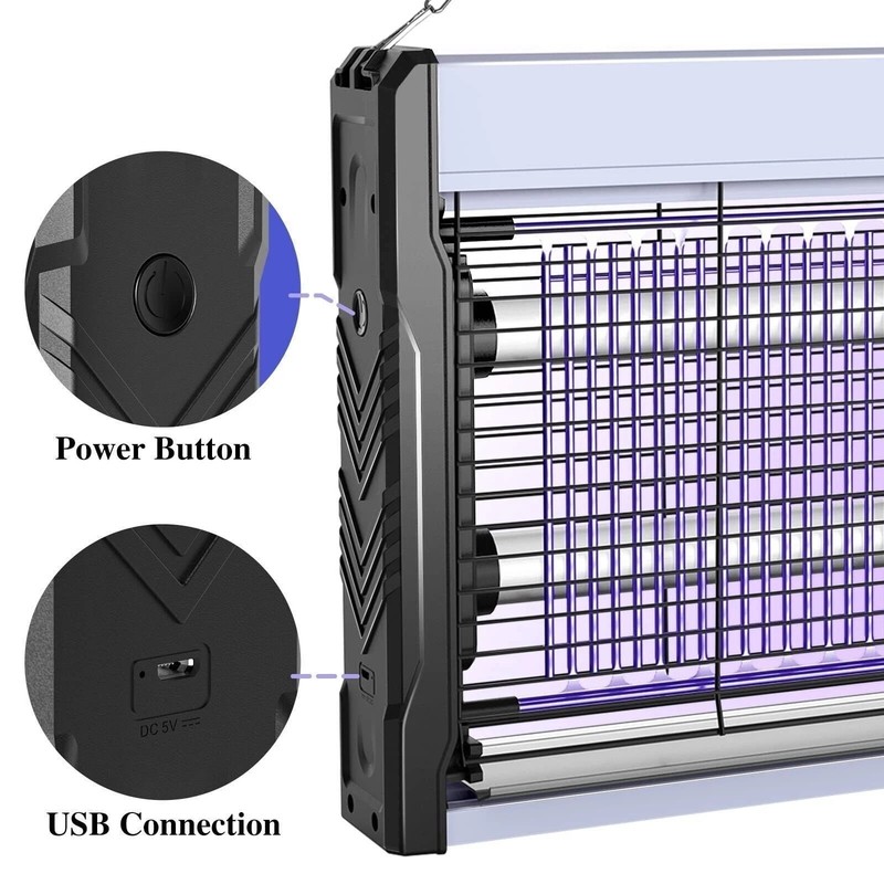 Powerful Electric Fly Zapper, UV Light Insect Bug Catcher, USB Electronic，New, m gallery