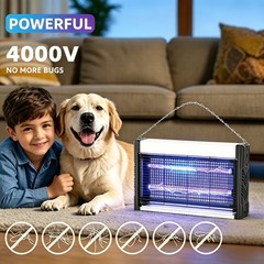 Mosquito Killer Insect Trap Bug Zapper Wall Mountable USB Powered UV Light