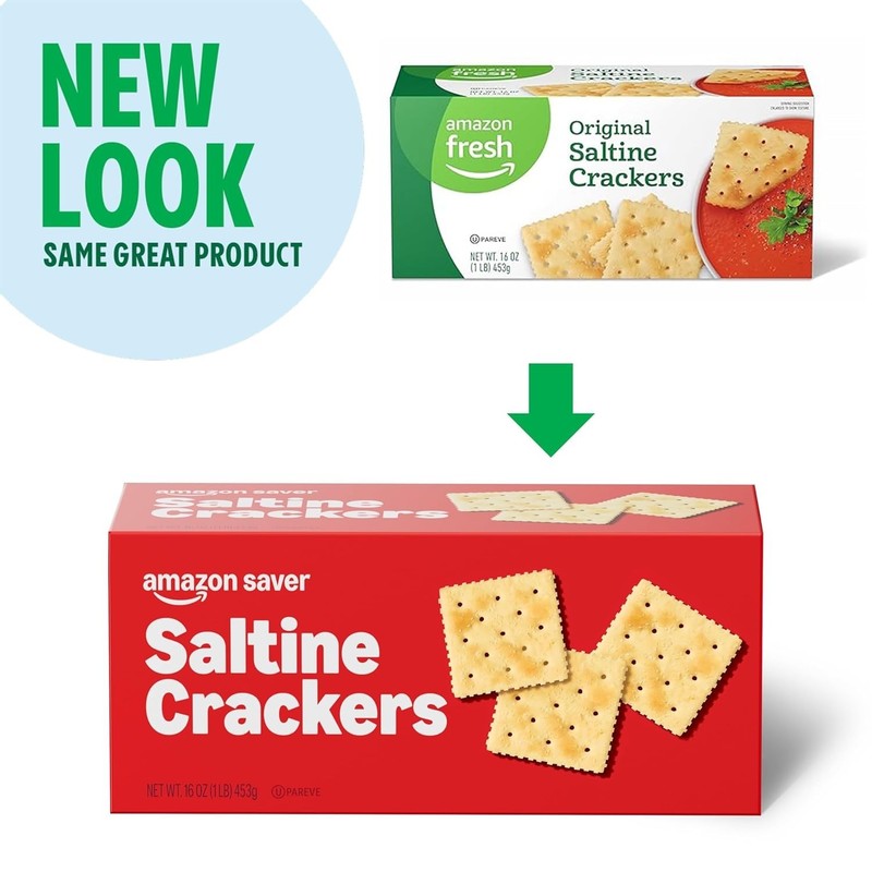 Amazon Saver, Saltine Crackers, 16 Oz (Previously 16 Ounce (Pack of 1) gallery