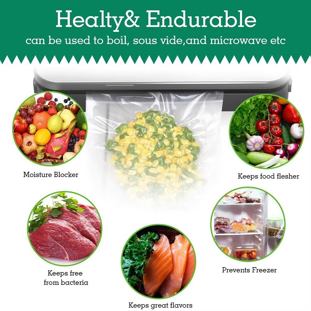 Roll Bags For Vacuum Packing Machine | Packaging Food Storage gallery