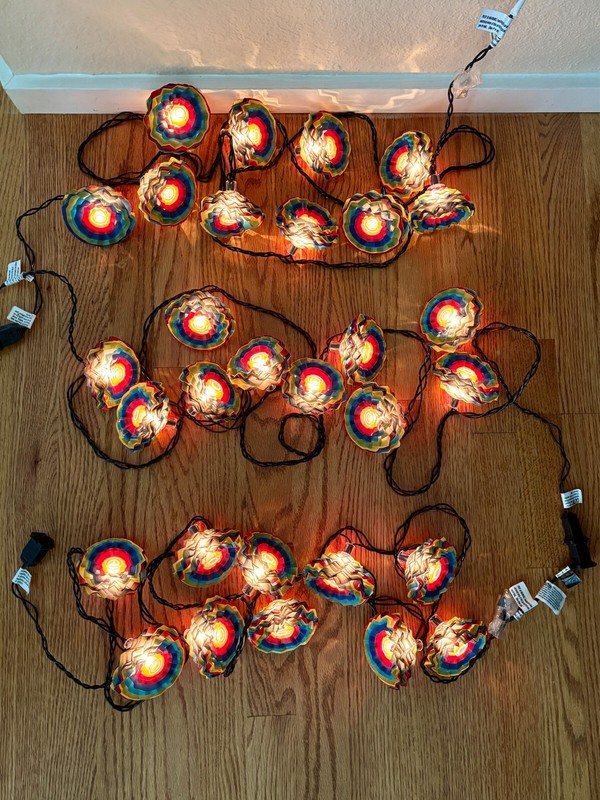 Pottery Barn Cha Cha Cha String Lights Multi-Color Fiesta – Lot of 3 Boxes – EUC gallery