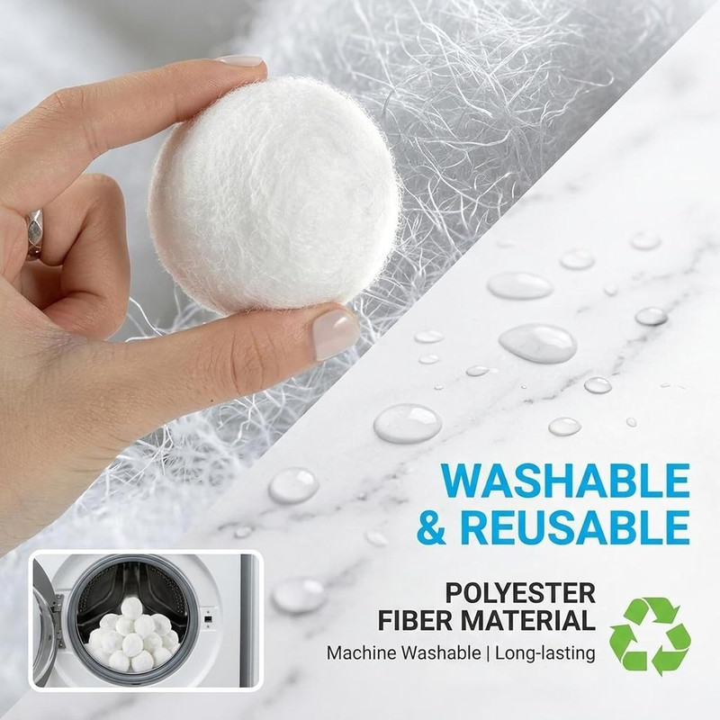 50PCS Pool Filter Balls for Sand-Filter - Dry Filter Sand Balls,Reusable Swimmin gallery