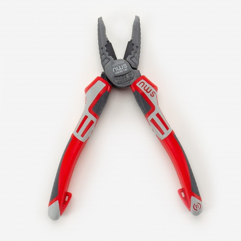 NWS 7" High Leverage Combination Pliers CombiMax - TitanFinish - SoftGripp, Teth gallery