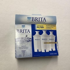 Brita Advanced Pitcher Replacement Water Filters 2 Pack White Open Box