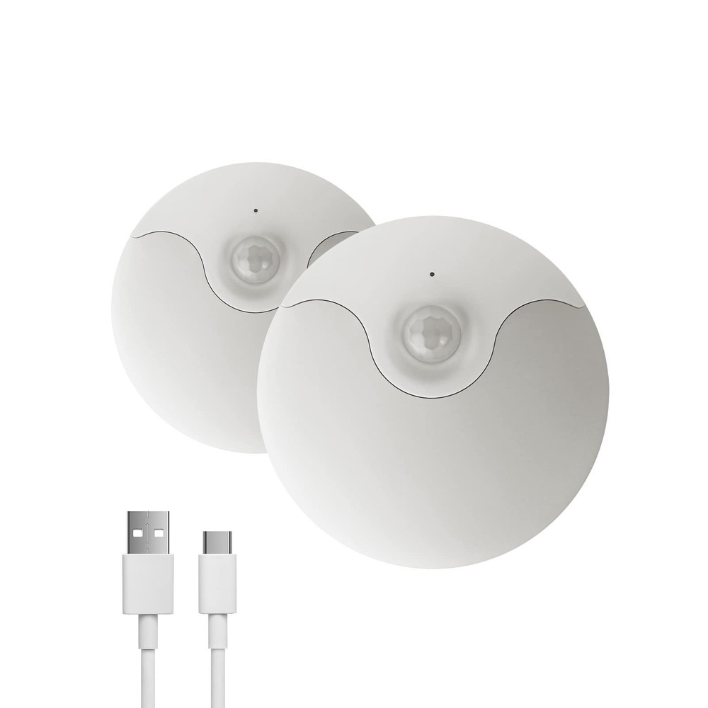 Motion Sensor LED Night Light, Rechargeable LED Stick-On Closet Light with Du...