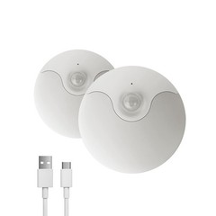 Motion Sensor LED Night Light, Rechargeable LED Stick-On Closet Light with Du…