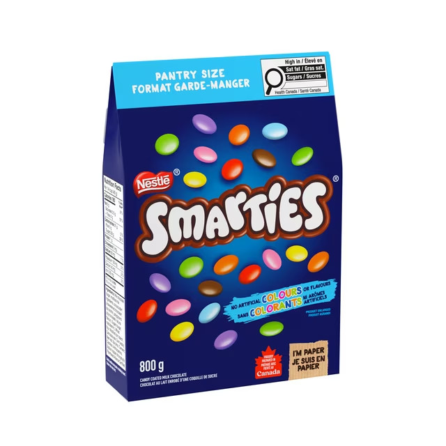 SMARTIES Milk Chocolate, Colourful Candy Shell, Pantry Size, 800g, FREE SHIPPING gallery