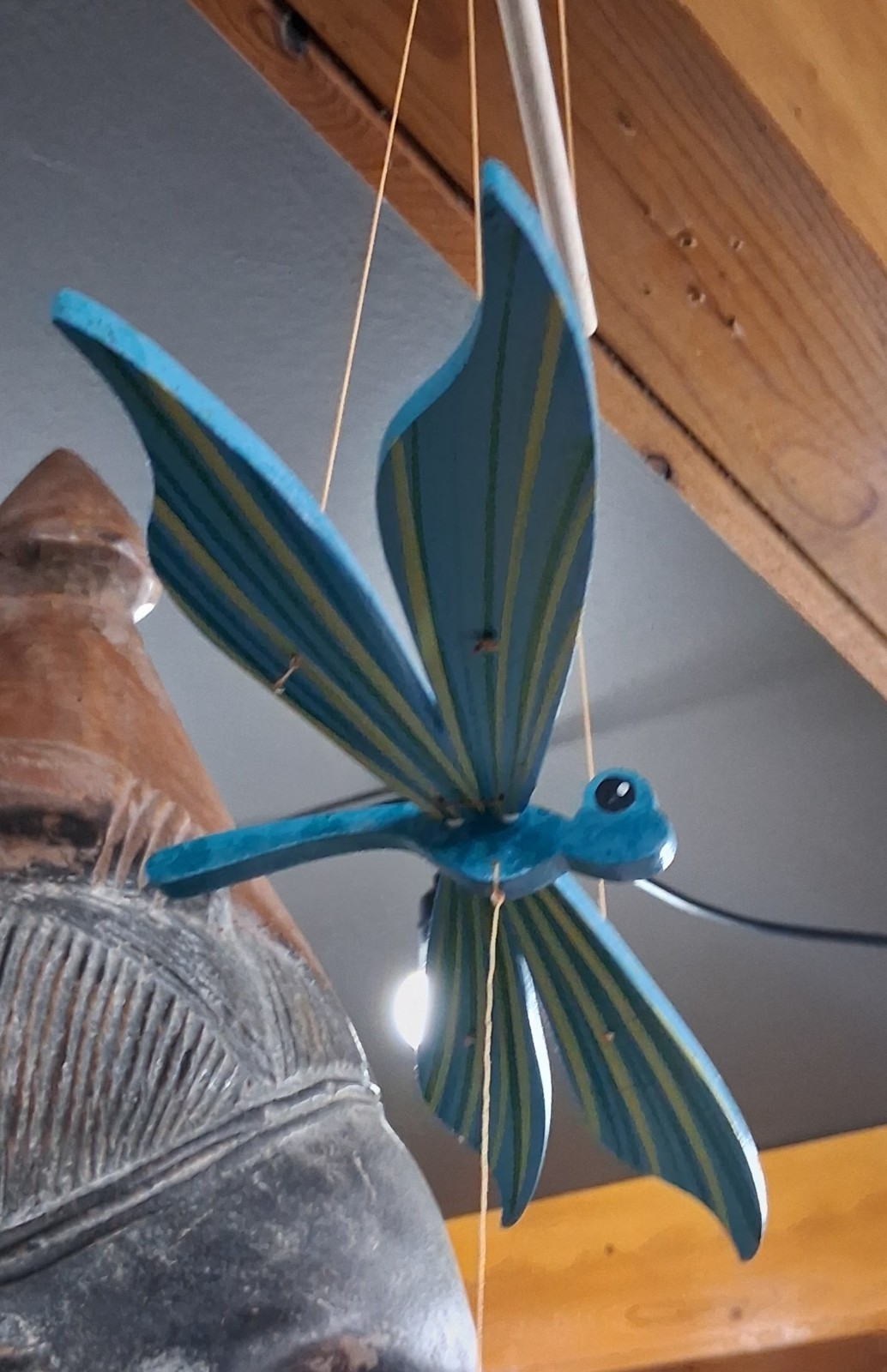 Handmade Wooden Dragonfly Mobile gallery