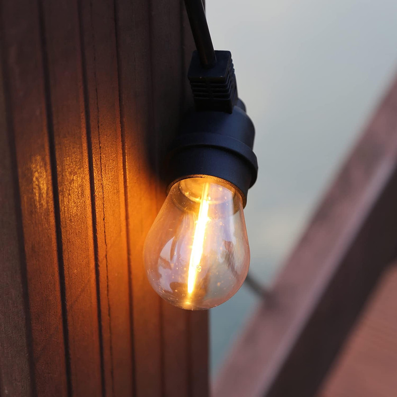 Shatterproof,Waterproof S14 String Light Bulbs,Led Patio Lights Outdoor Waterpro gallery
