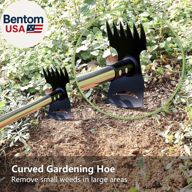 Weed Puller Tool with Long Handle(58In), 2-In-1 Gardening Hand Tools Weeds Remov gallery