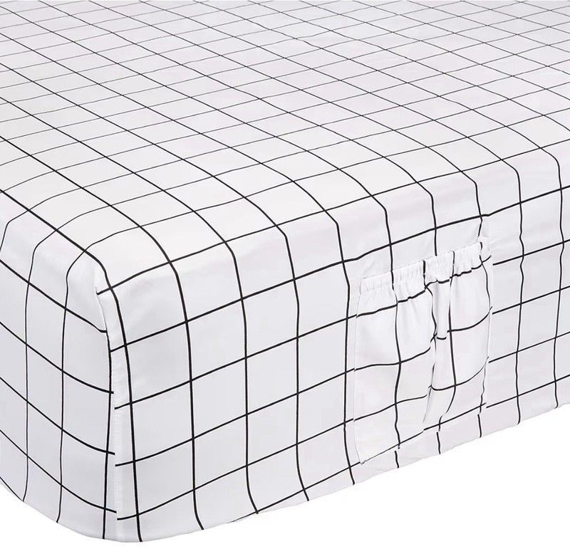 Full size Soft Microfiber 4-Piece Bed Sheet Set with Elastic Side Pockets gallery