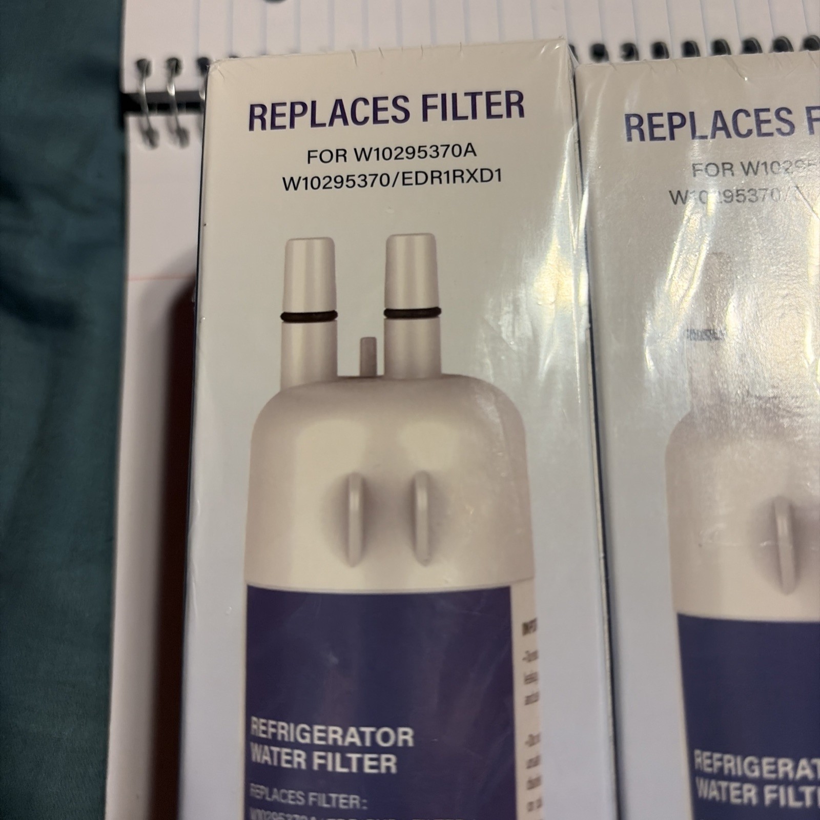4 Pck Fridge Filter - EDR1RXD1, W10295370A, Filter 1, 46-9081, 46-9930, KAD1RXD1 gallery