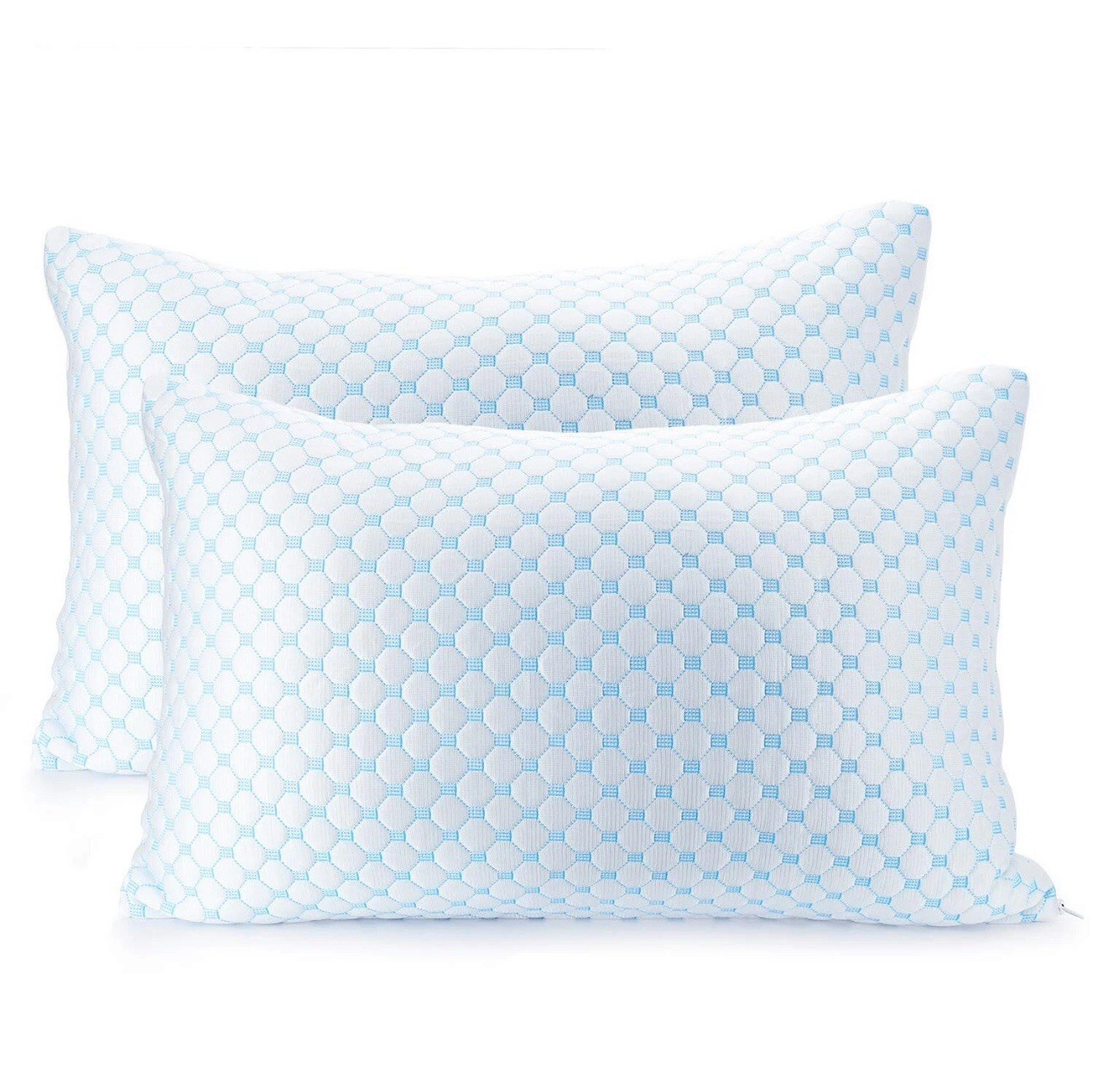 NEW Clara Clark Queen Pillow Memory Foam Sleep-A-Head Cooling Bamboo QUEEN gallery