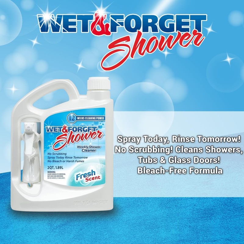 Shower Cleaner Spray Multi-Surface Weekly Application Requires No Scrubbing, ... gallery