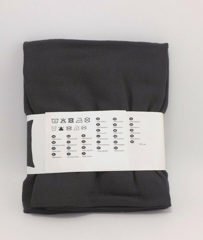 IKEA PRAKTSALVIA Cushion Cover Anthracite 20x20" New 305.115.75 gallery