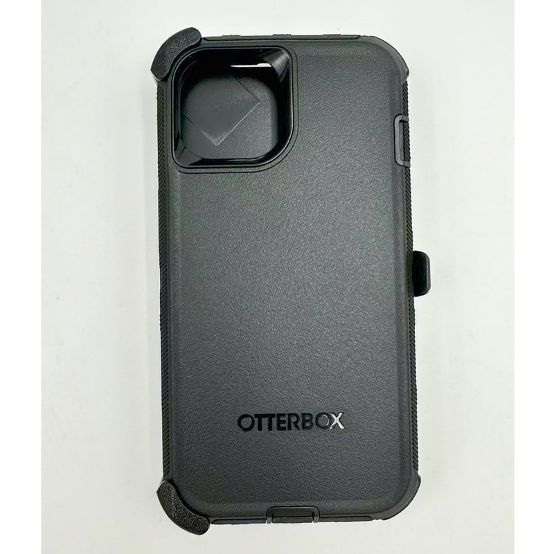 OtterBox Defender Case with Holster Case for iPhone 13 & iPhone 14, Black Case gallery