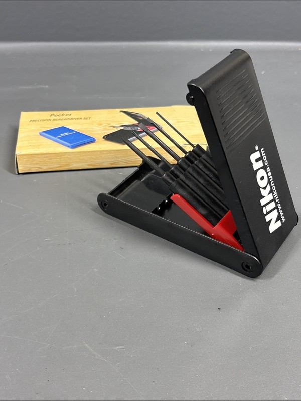 Nikon 5-Piece Precision Screwdriver Set Pocket Mini Repair Tool Kit w/ Case gallery