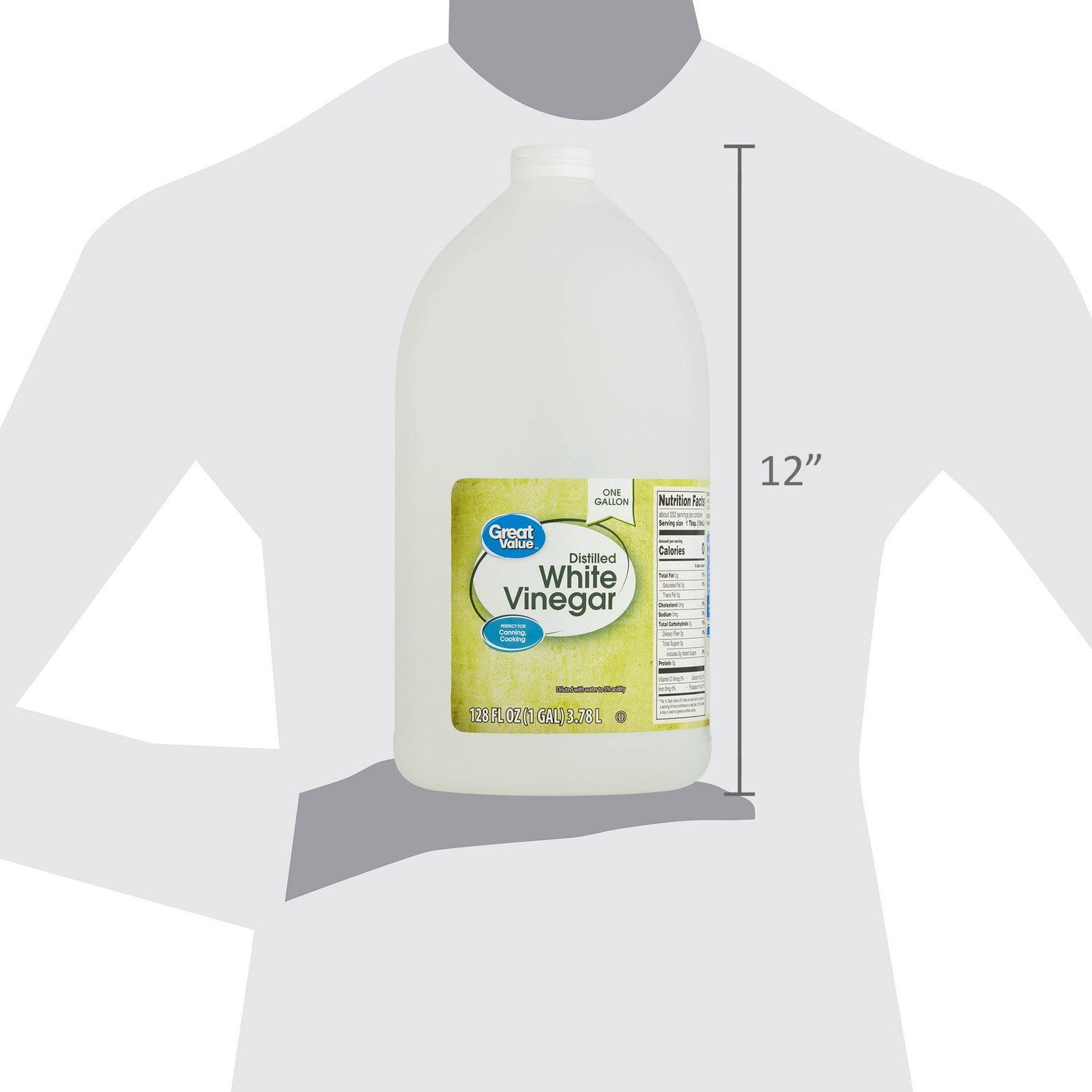 (4 pack) Great Value Distilled White Vinegar, 128 fl oz gallery