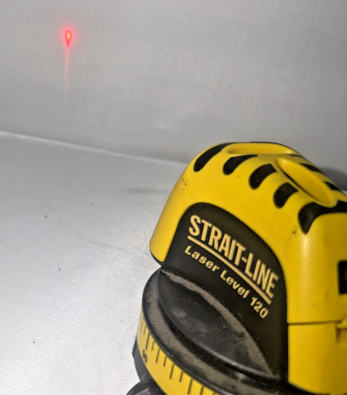 Strait-Line Laser Level 120 4x Brighter Level Plumb 360 Rotation AA Battery gallery