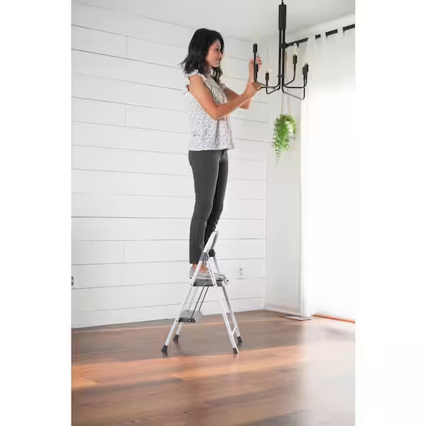 2-Step Compact Steel Step Stool, 225 Lbs. Load Capacity Type II Duty Rating gallery