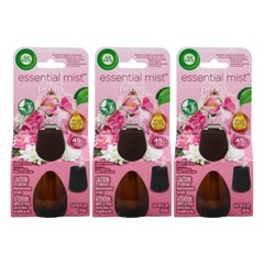 Air Wick Essential Mist Refill, Peony & Jasmine, 0.67 Oz ( 3-Pack )