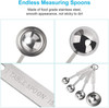 5PCS Measuring Spoons Set, Includes 1/8 tsp, 1/4 tsp, 1/2 tsp, 1 tsp, 1 tbsp, F gallery