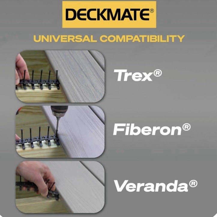 Hidden Deck Fasteners 96 Pack for Trex Fiberon Veranda Collated Clips Screws NEW gallery
