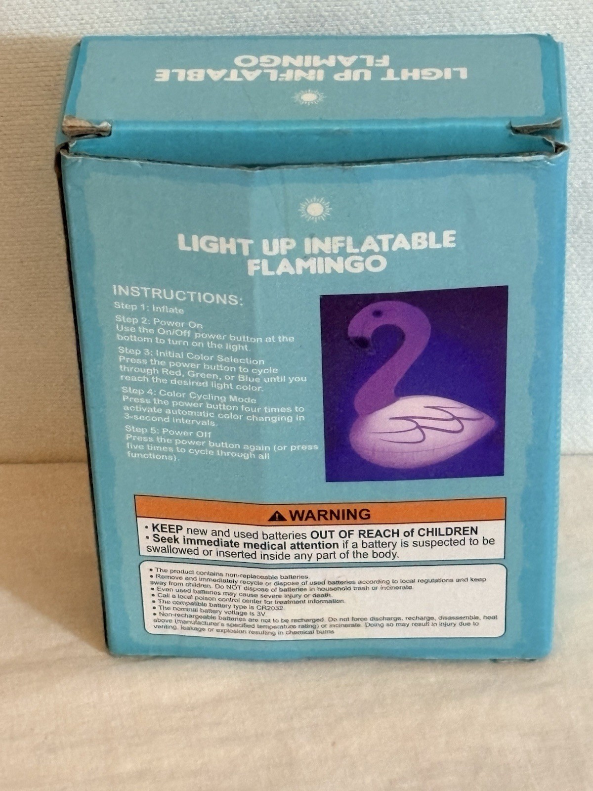 Light Up Inflatable Flamingo 19” LED Pool Light gallery
