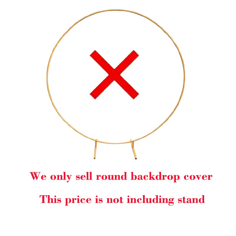Round Princess Backdrop Girls Birthday Party Circle Background Banner Decor gallery