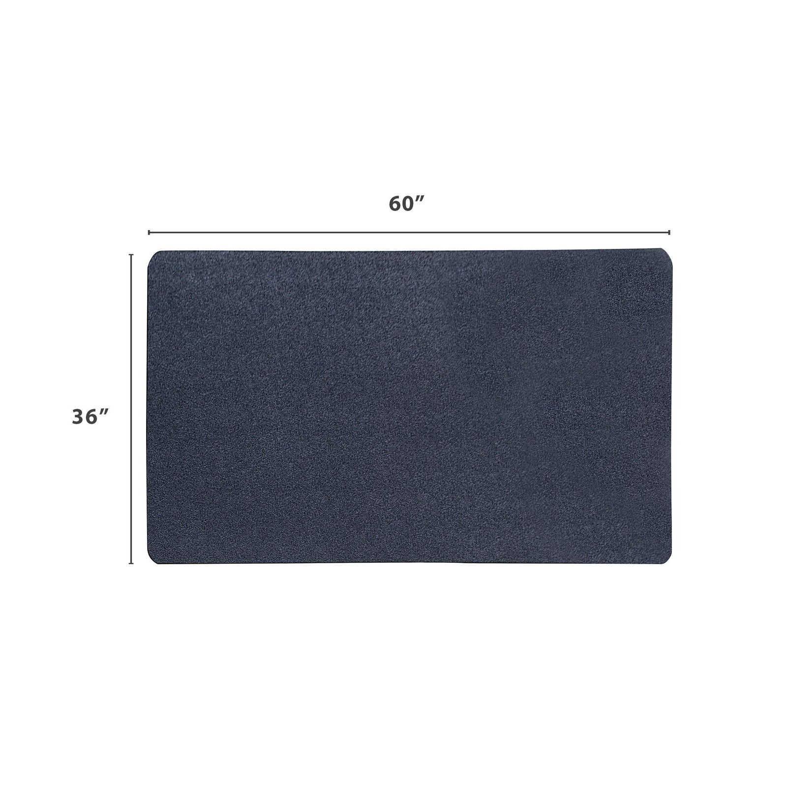 VersaTex Multi-Purpose Recycled Rubber Floor Mat 60"L x 36"W x 0.1"Th, Black gallery