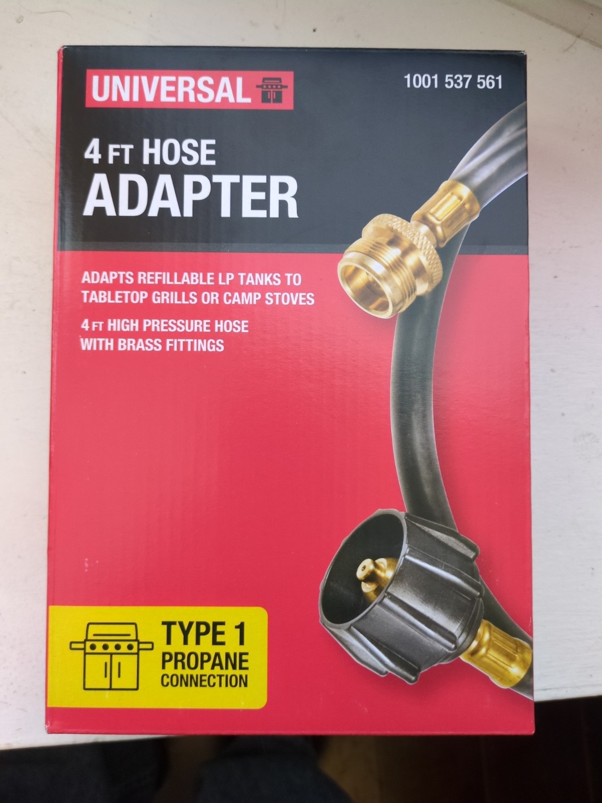 Universal 4 Foot Hose Adapter Type 1 Propane Connection gallery