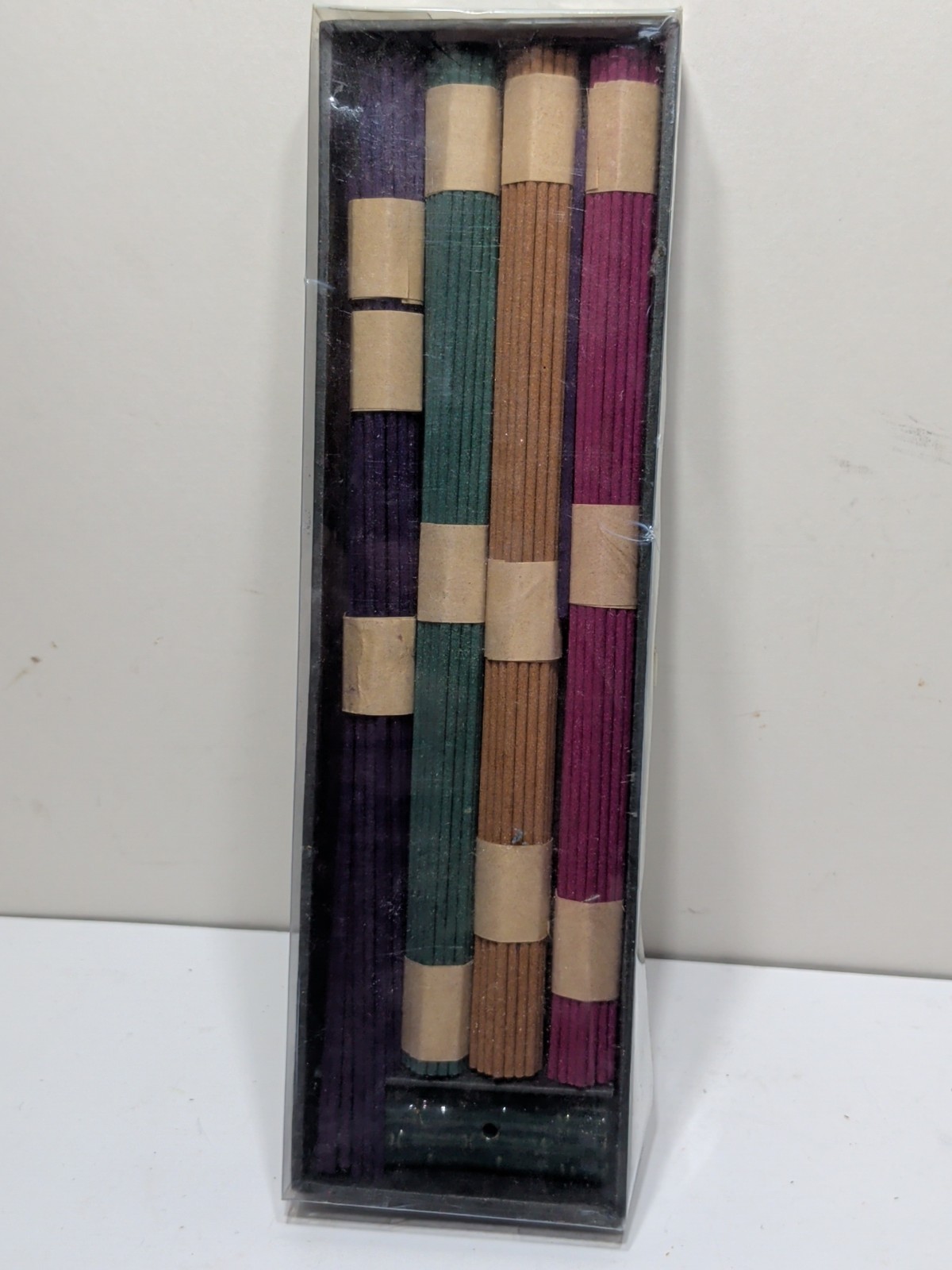 Incense Stick Box Set - 4x37 Pcs & Porcelain Holder Set gallery