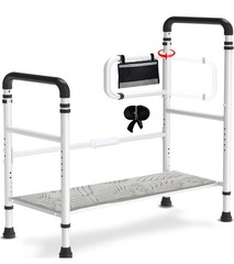 Bed Step for the Elderly/High Beds, Adjustable, Automatic LED Light, 800lb