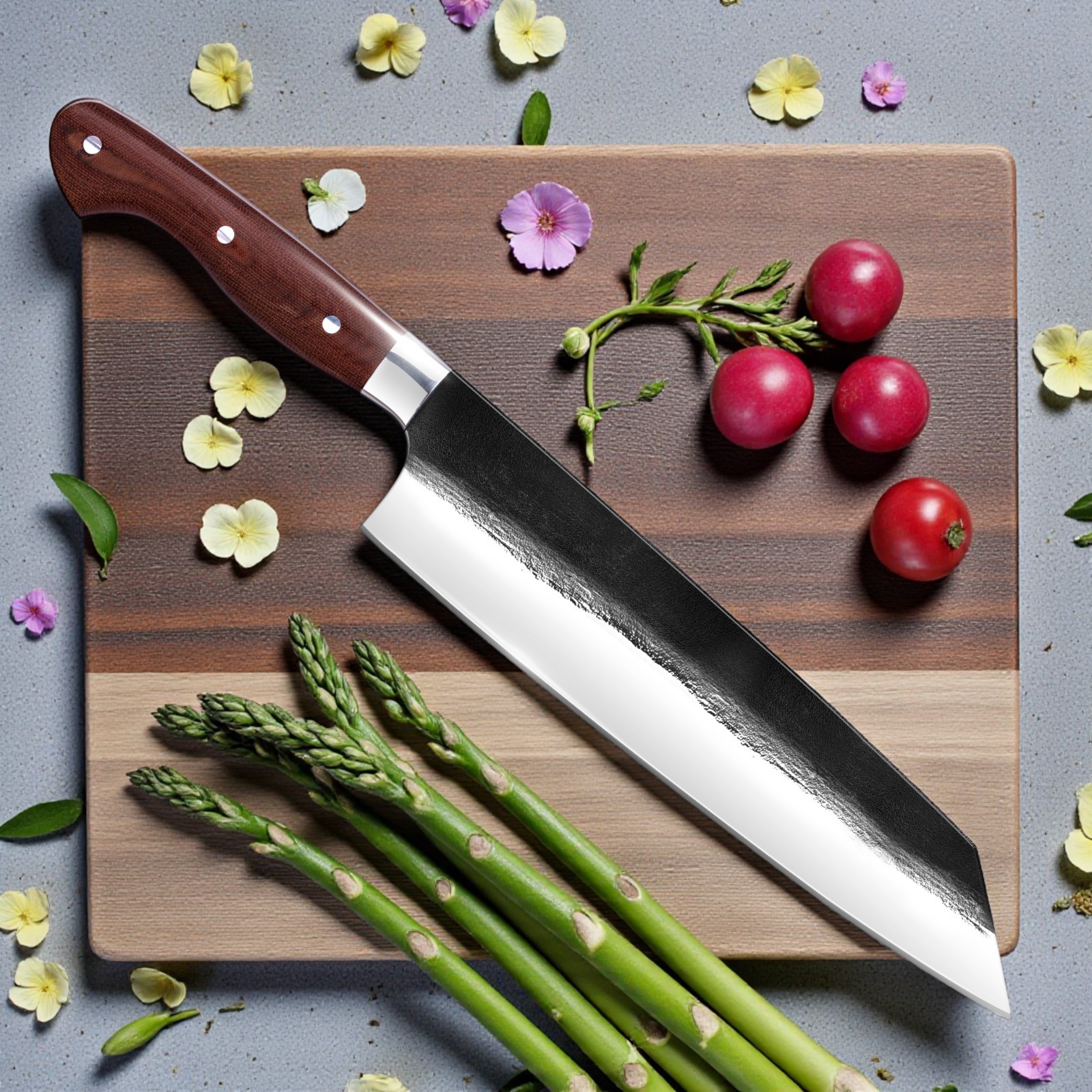 Professional Kitchen Chef Knife High Carbon Steel Blade Ultra Sharp G10 Handle gallery