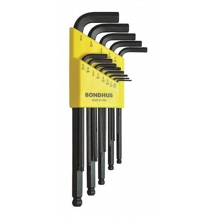 Bondhus 10937 13 Piece Sae L-Shape Hex Key Set, 10937 gallery