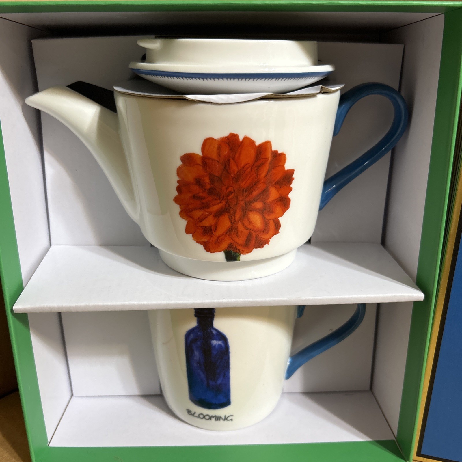 Brand New Spode Kit Kemp Doodles Design ‘Flower Power’ Tea Pot 2 Pint/1.1 L gallery