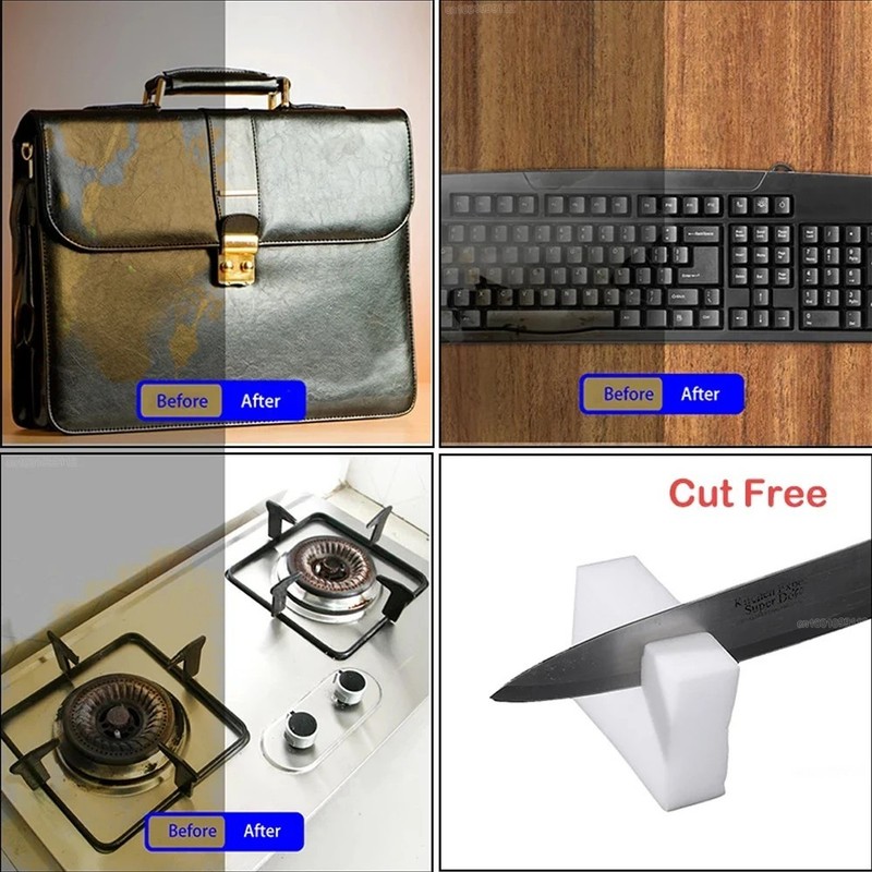 1 - 100pcs Magic Sponge Eraser Melamine Washing Thick Cleaning Foam Home Tool* gallery