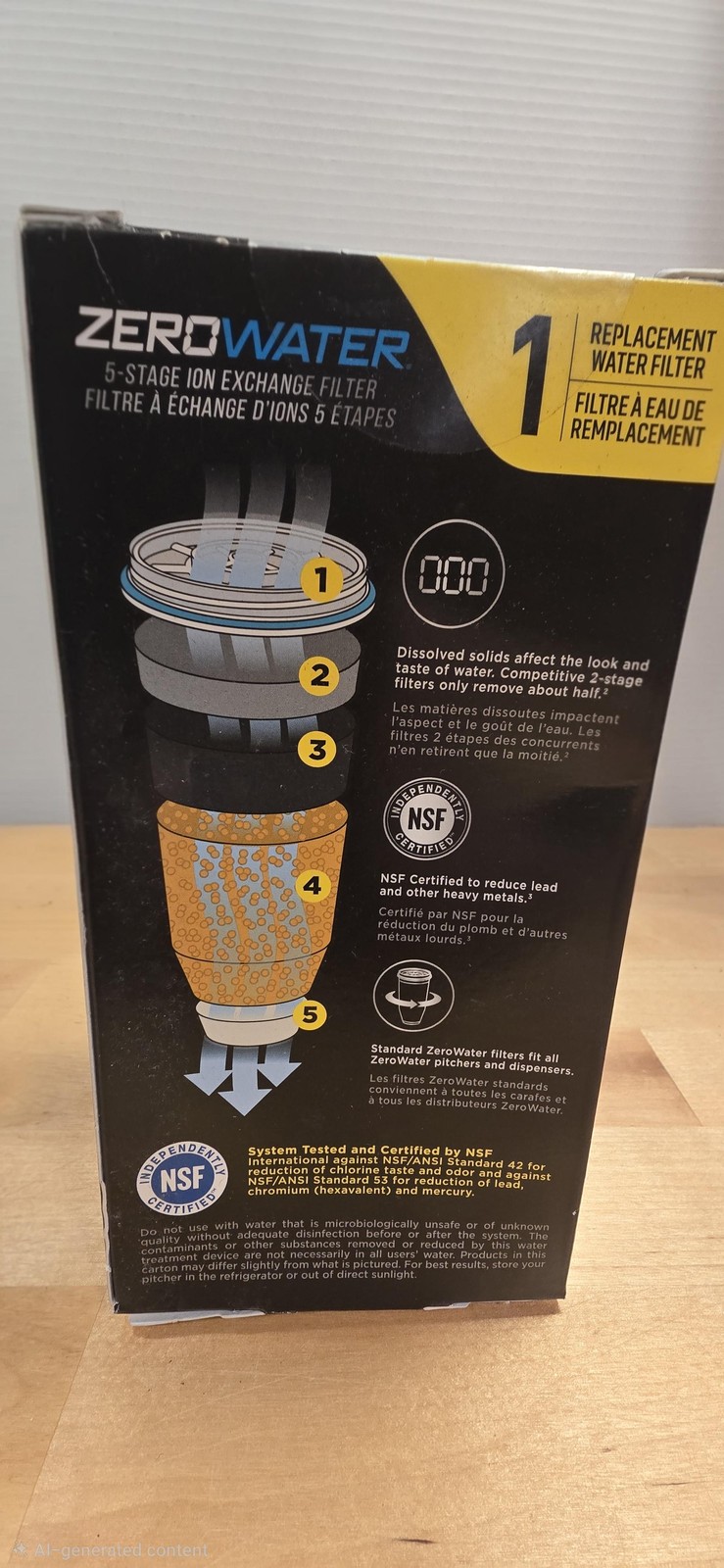 ZeroWater Brita Maxtra+ Replacement Water Filter 5 Stage White Plastic Cartridge gallery