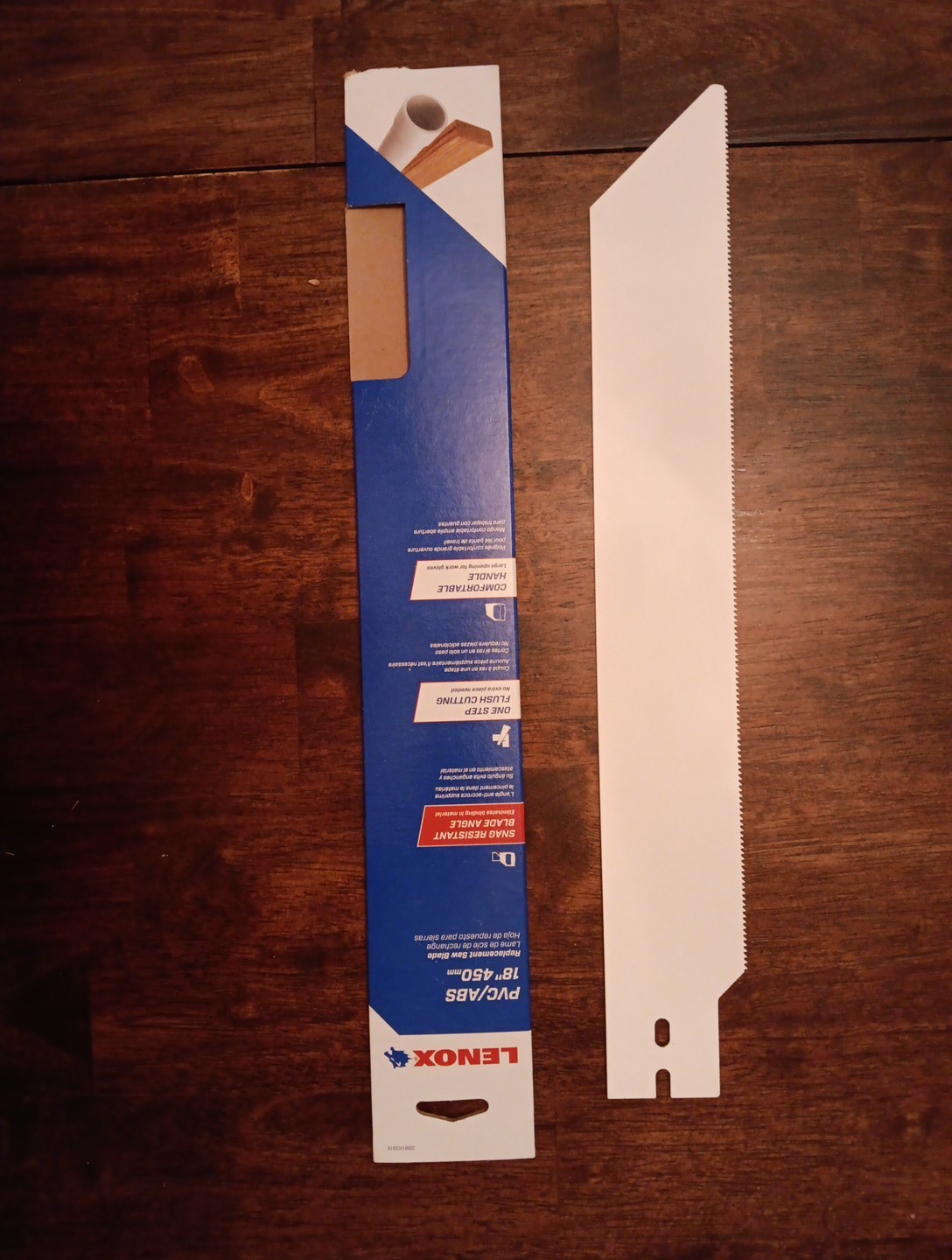 Lenox 20981-HSB-18 , 18" PVC & ABS Replacement Hand Saw Blade White New gallery
