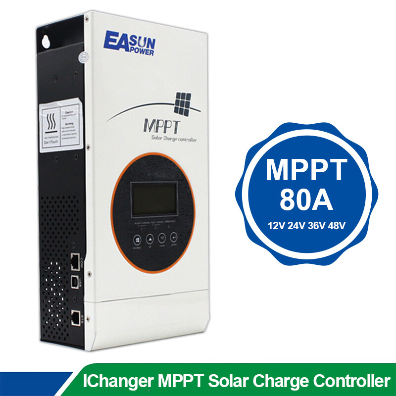 Easun 80A MPPT Solar charge Controller 12V 24V 36V 48V Solar Charger Regulator